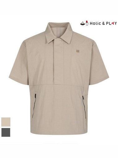 Window Check Short Sleeve AnorakHE1MJP001 - HOLIC&PLAY - BALAAN 1