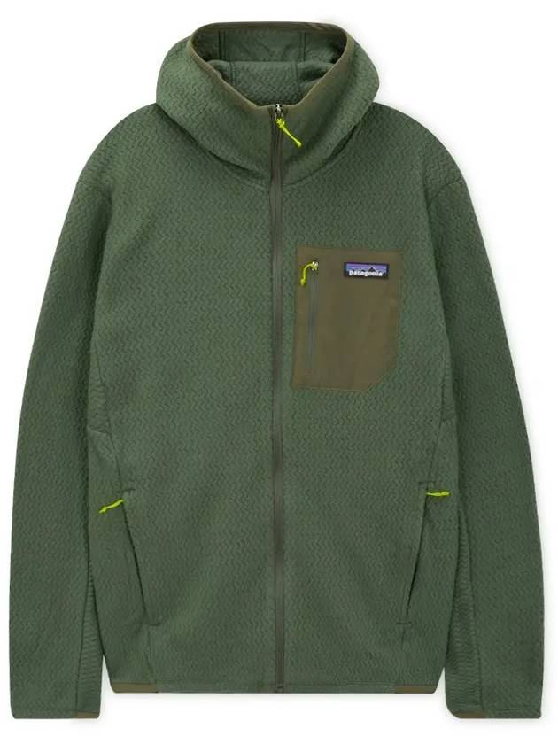 Men s R1 Air Full Zip Hoodie Toray Fine Green Jacket 40255 TPGN - PATAGONIA - BALAAN 3