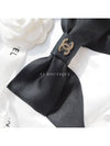 CC Logo Ribbon Silk Hairpin Black AA9854 - CHANEL - BALAAN 9