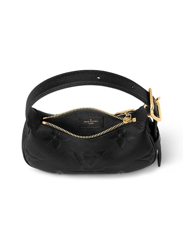 Mini Moon Monogram Empreinte Leather Shoulder Bag Black - LOUIS VUITTON - BALAAN 4