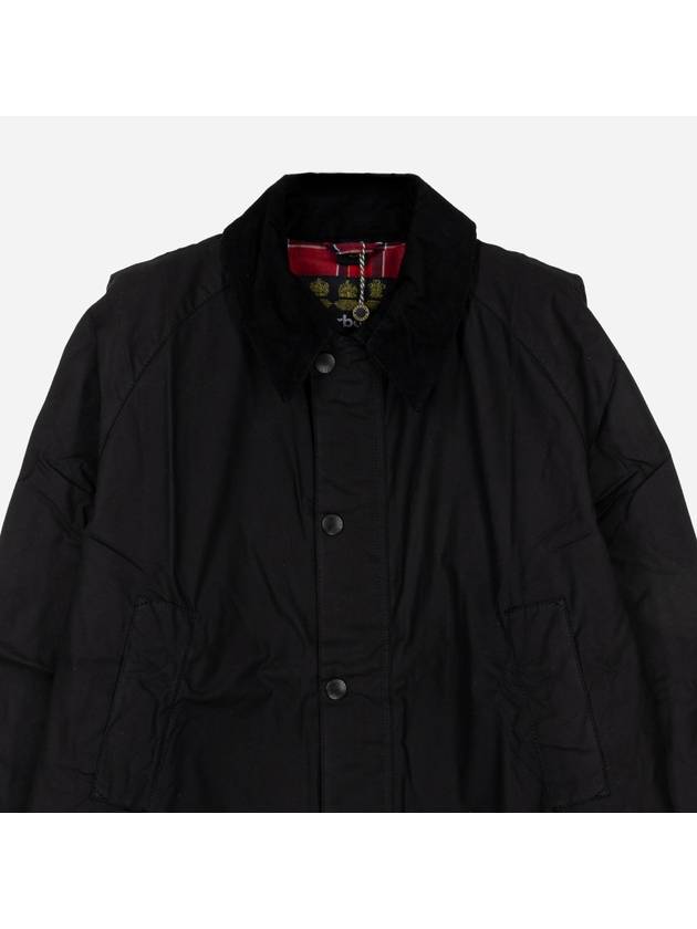 Ashby Wax Jacket Black - BARBOUR - BALAAN 3