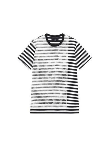 Y's dot patch striped t-shirt white 270383 - YOHJI YAMAMOTO - BALAAN 1