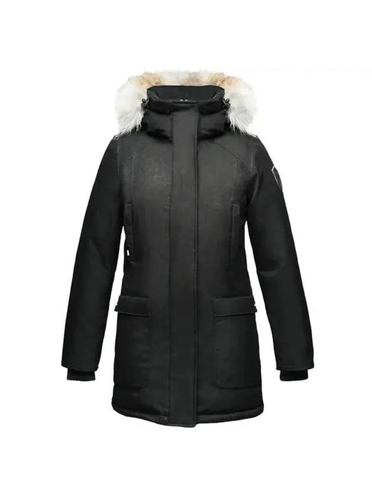 Color CARLA Classic Down Parka Black - NOBIS - BALAAN 1