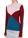 Golf Wear Women s Long Sleeve T Shirt MLW 2C AC01 BURGUNDY - MARK & LONA - BALAAN 3