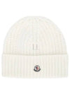 Wool Beanie White - MONCLER - BALAAN 2