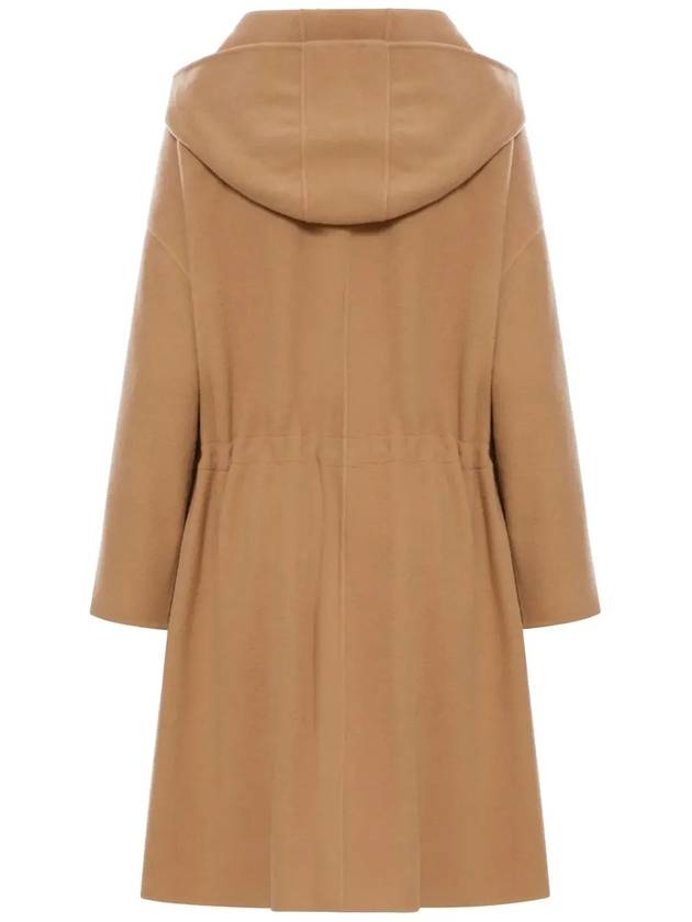 Miele Wool Cashmere Jersey Single Coat Camel - MAX MARA - BALAAN 3