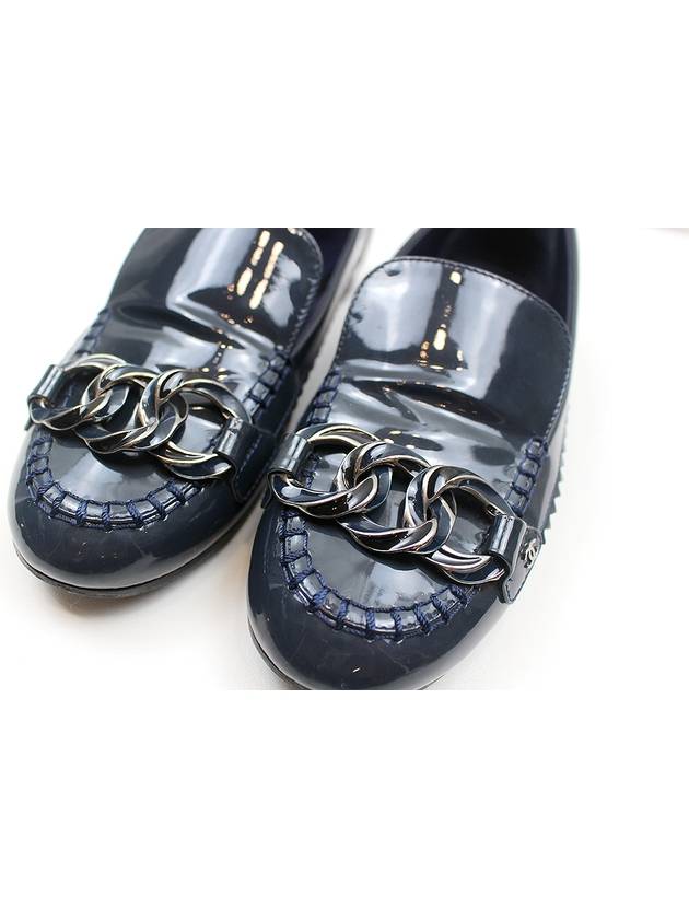 CC logo chain patent loafers size 36 5 - CHANEL - BALAAN 4