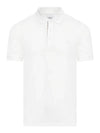 Eddie Cotton Polo Shirt White - BURBERRY - BALAAN 1