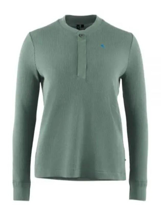 Snotra LS Sweater Women Faded Green 10218 586 - KLATTERMUSEN - BALAAN 1