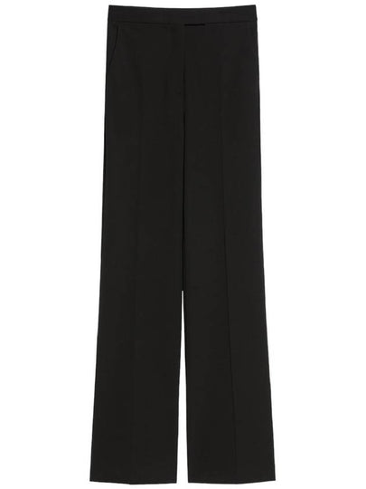 Norcia Viscose Straight Pants Black - MAX MARA - BALAAN 2