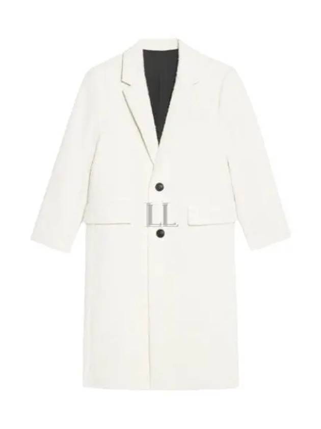 Men's Wool Single Coat Offwhite - AMI - BALAAN 2