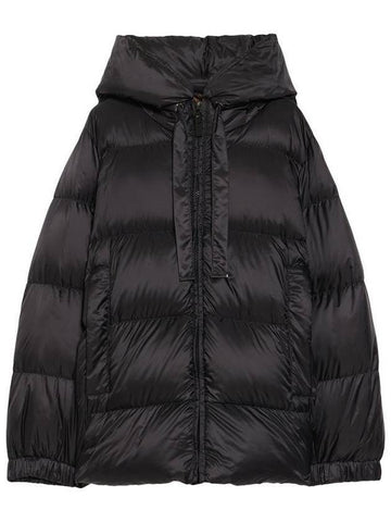 Seia Water Repellant Down Padding Black - MAX MARA - BALAAN 1