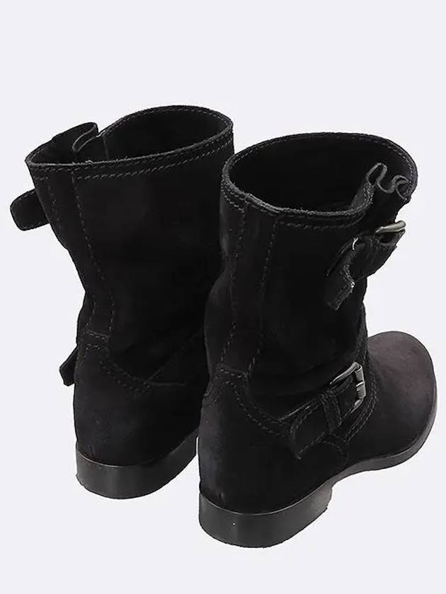 1U292E Black Half Ankle Boots 36Size - PRADA - BALAAN 5