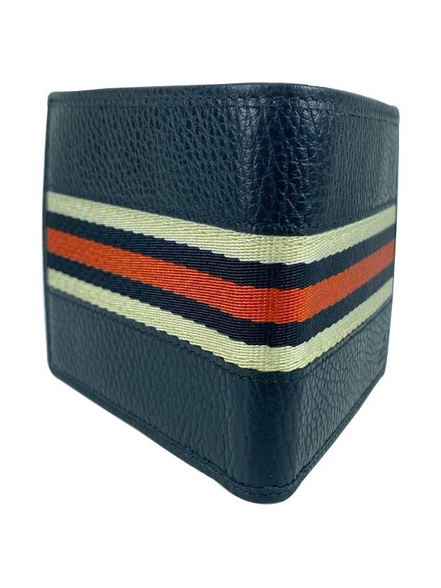 Three-Line Half Wallet Black - GUCCI - BALAAN 4