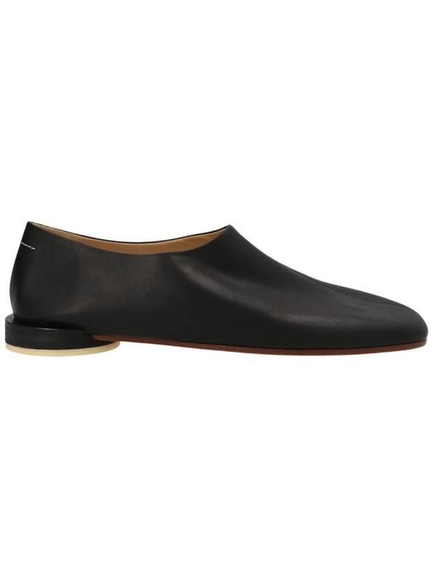 Circle Heel Smooth Leather Loafers Black - MAISON MARGIELA - BALAAN 1