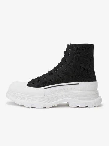 Tread Combat Boots Black - ALEXANDER MCQUEEN - BALAAN 1