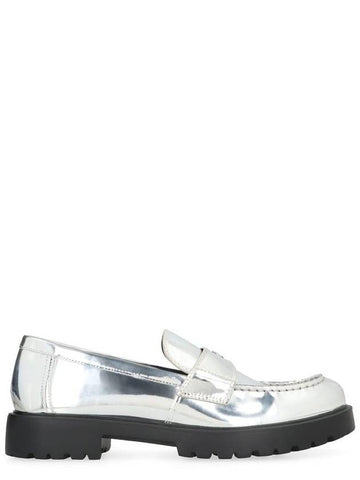 Tory Burch Metallic Eco Leather Loafers - TORY BURCH - BALAAN 1