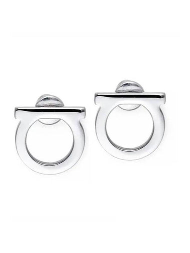 Gancini Earrings Silver - SALVATORE FERRAGAMO - BALAAN 1