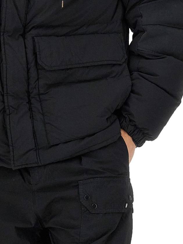 Vail Combo Hooded Down Jacket Black - TEN C - BALAAN 5