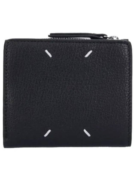 Stitched half wallet black - MAISON MARGIELA - BALAAN 1