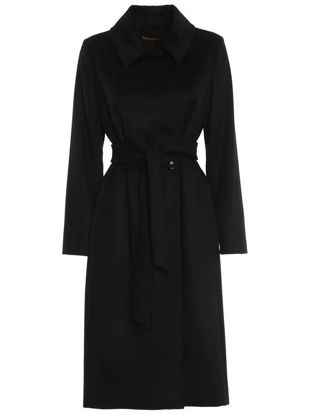 BCOLLAG Belted Wool Coat Black 2426016101 013 - MAX MARA - BALAAN 1