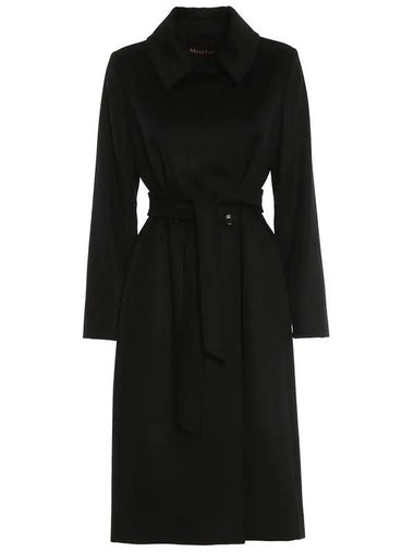 BCOLLAG Belted Wool Coat Black 2426016101 013 - MAX MARA - BALAAN 1