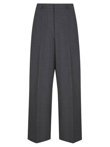 Valentino Garavani Trousers Grey - VALENTINO - BALAAN 1