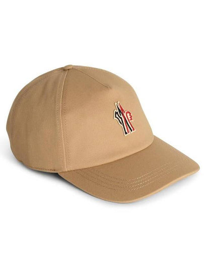 Moncler Grenoble Beige Cotton Cap - MONCLER - BALAAN 2