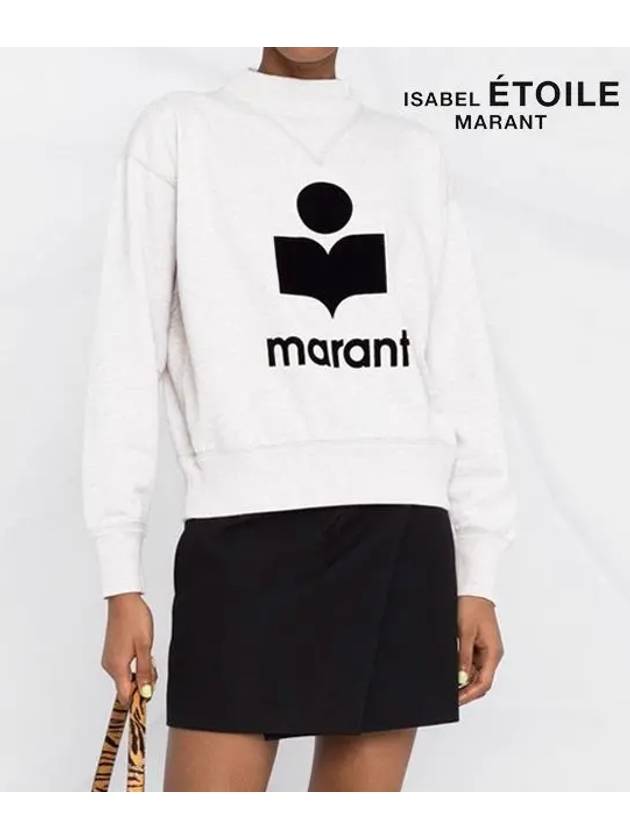 Mobi Sweatshirt Ecru SW0003FA A1M07E 23EC - ISABEL MARANT ETOILE - BALAAN 5