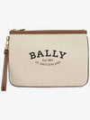 Women's Certhe Fabric Clutch Bag Natural - BALLY - BALAAN 3