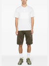 Mercerized Jersey Pocket Short Sleeve T-Shirt White - CP COMPANY - BALAAN 2