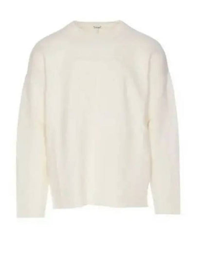 Debossed Anagram Wool Knit Top White - LOEWE - BALAAN 2