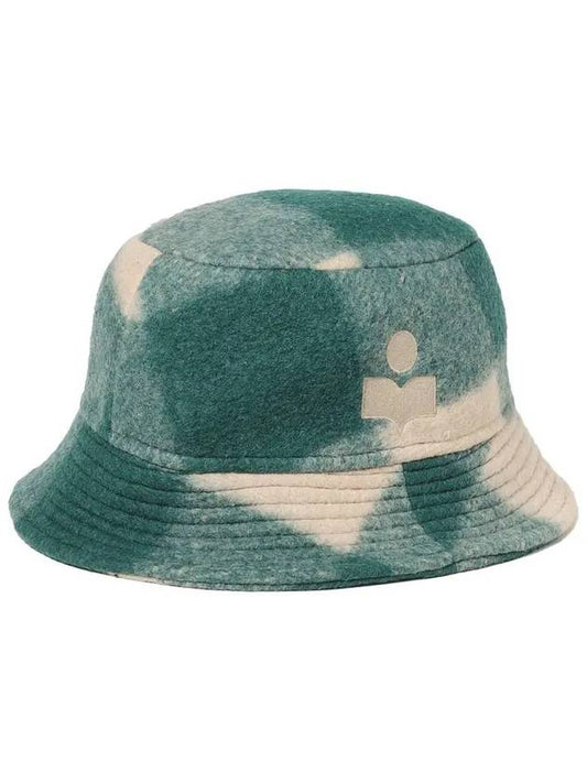 Check Hailey Bucket Hat Green - ISABEL MARANT - BALAAN.