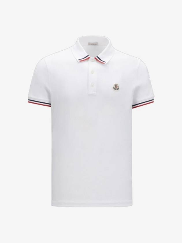 Logo Patch Polo TShirt 8A00015 899UR 002 - MONCLER - BALAAN 1