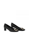 Trompette Metal Buckle Pumps Black - ROGER VIVIER - BALAAN 2