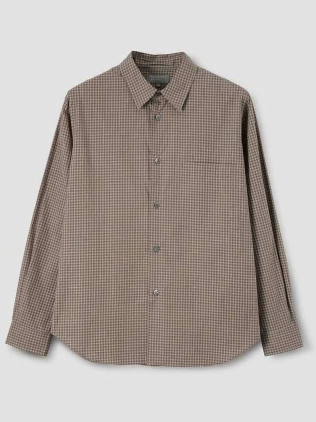 Long Sleeve Shirt MESH0220A24MBZSTH Free STONE KHAKI - MARGARET HOWELL - BALAAN 1