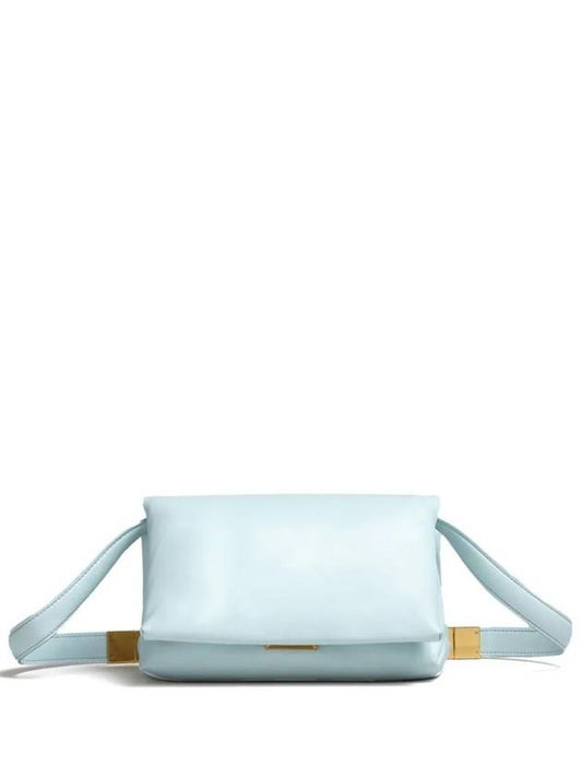 Prisma Logo Small Cross Bag Light Blue - MARNI - BALAAN 1