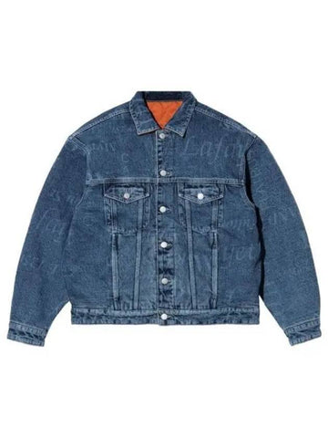 Reversible Trucker Denim Jacket Washed Blue - SUPREME - BALAAN 1