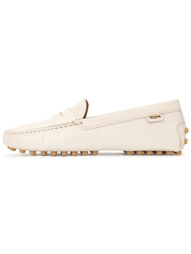 Gommino Driving Shoes Off White - TOD'S - BALAAN 4