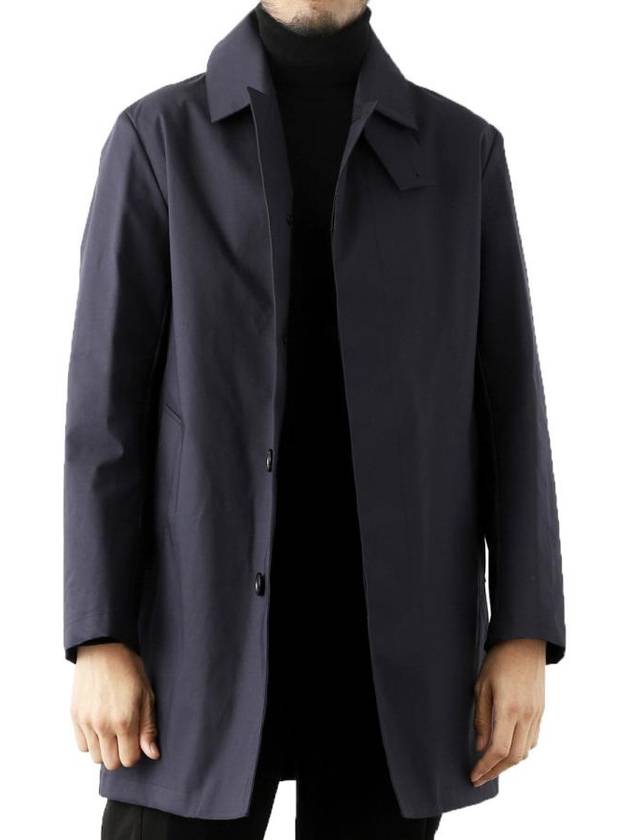 Cambridge Raintech Cotton Single Coat Navy - MACKINTOSH - BALAAN 4