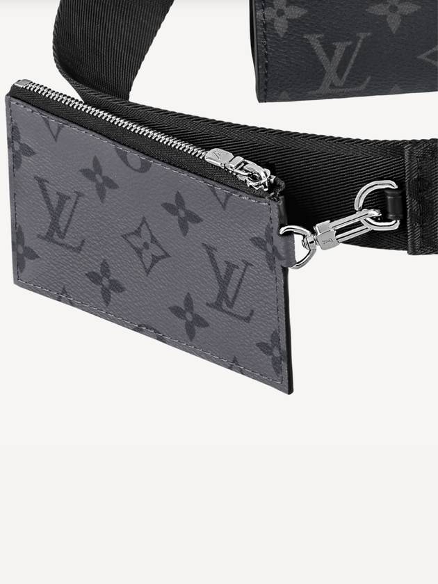 Gaston Wearable Long Wallet Black - LOUIS VUITTON - BALAAN 6