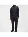 Lens Wappen Straight Pants Black - CP COMPANY - BALAAN 7