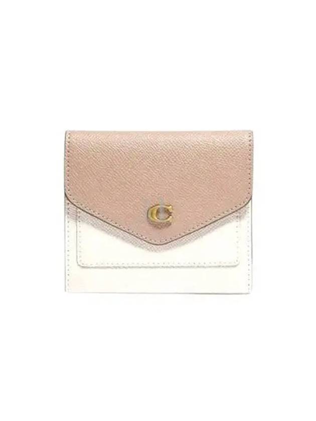 Wyn Small Half Wallet Beige - COACH - BALAAN 2