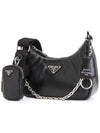 Re-Edition 2005 Padded Nappa Leather Shoulder Bag Black - PRADA - BALAAN 3