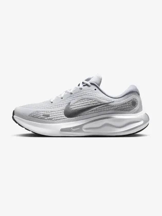 Journey Run M White Metallic Silver Black Racer Blue FN0228 104 - NIKE - BALAAN 1