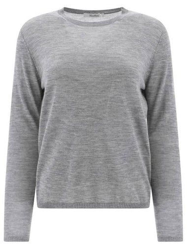 Women's Marmo Cashmere Knit Top Grey - MAX MARA - BALAAN 1