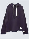 Logo Patch Hoodie Navy - JIL SANDER - BALAAN 3