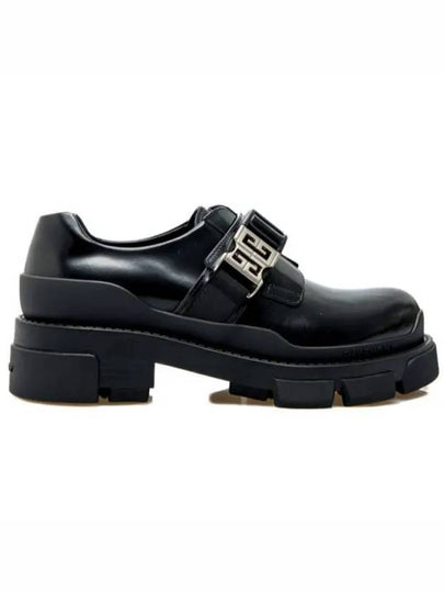 Terra Buckle Leather Derby Black - GIVENCHY - BALAAN 2