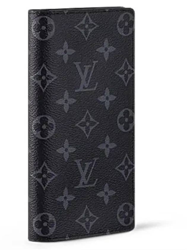 Brazza Wallet Monogram Eclipse - LOUIS VUITTON - BALAAN 3