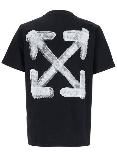 (Spray Arrow Slim S/S Tee Black - White) - OFF WHITE - BALAAN 2